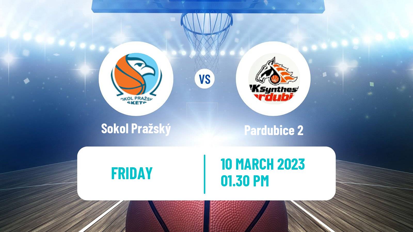 Basketball Czech 1 Liga Basketball Sokol Pražský - Pardubice 2