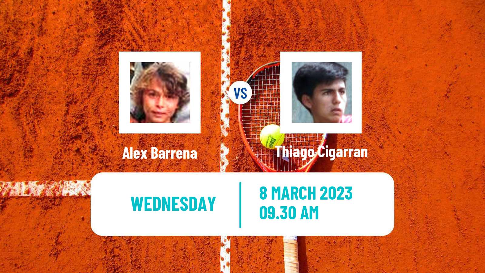 Tennis ITF Tournaments Alex Barrena - Thiago Cigarran