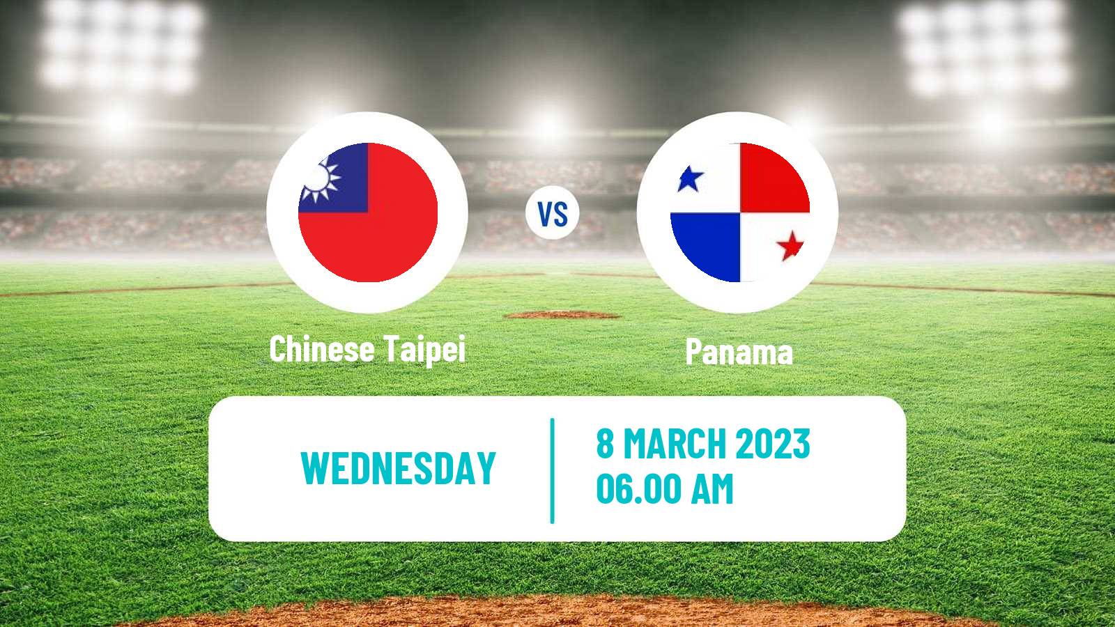 Baseball World Baseball Classic Chinese Taipei - Panama