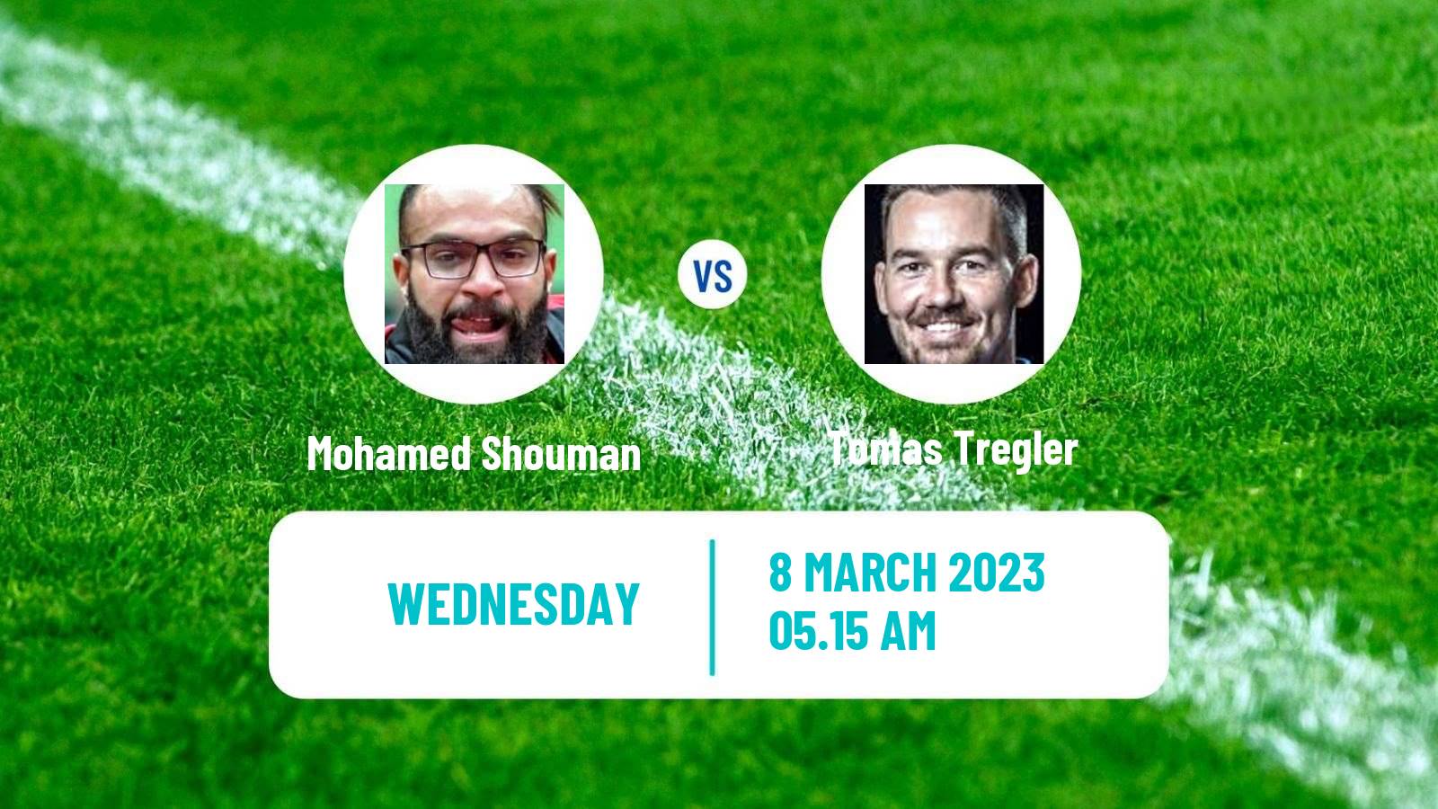 Table tennis Table Tennis Mohamed Shouman - Tomas Tregler