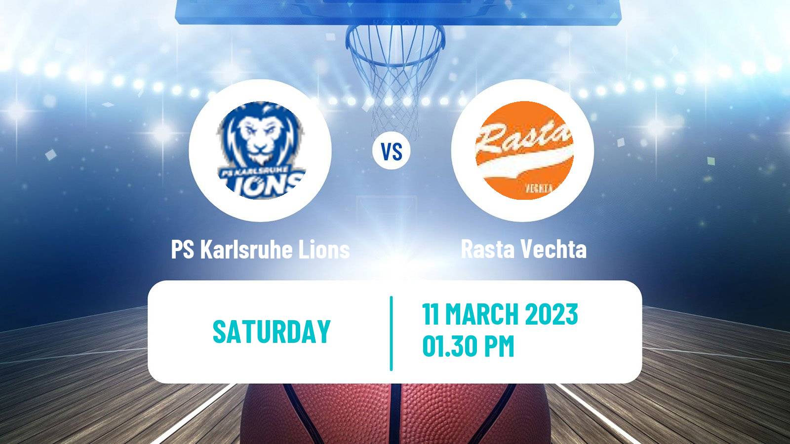 Basketball German Pro A Basketball PS Karlsruhe Lions - Rasta Vechta