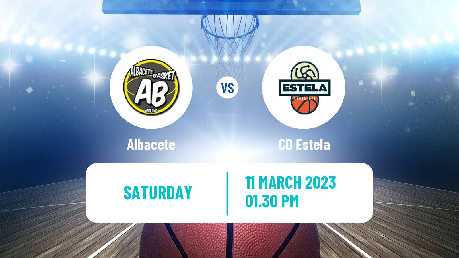 Basketball Spanish LEB Oro Albacete - Estela