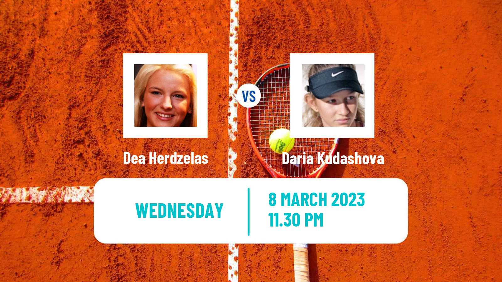 Tennis ITF Tournaments Dea Herdzelas - Daria Kudashova