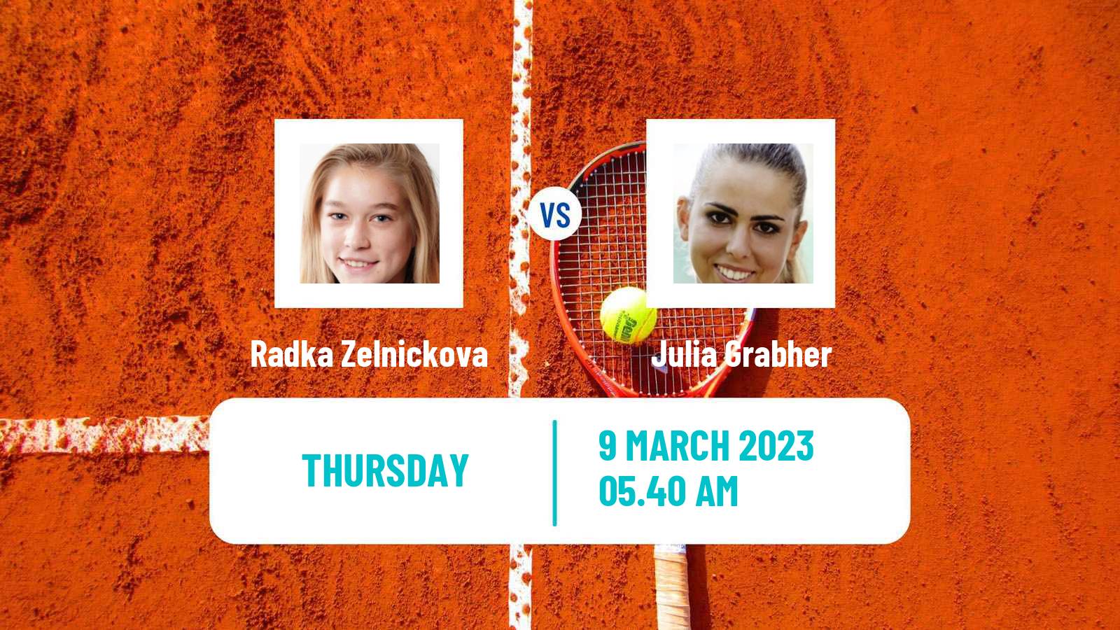 Tennis ITF Tournaments Radka Zelnickova - Julia Grabher