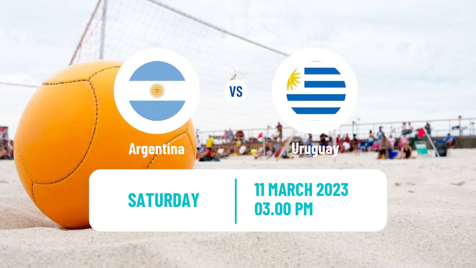 Beach soccer Beach Soccer Argentina - Uruguay