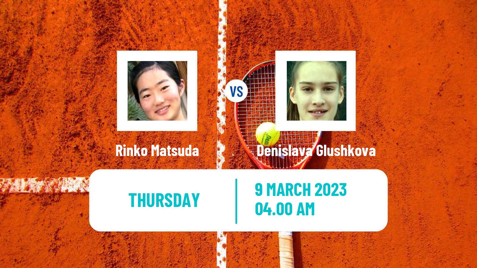 Tennis ITF Tournaments Rinko Matsuda - Denislava Glushkova