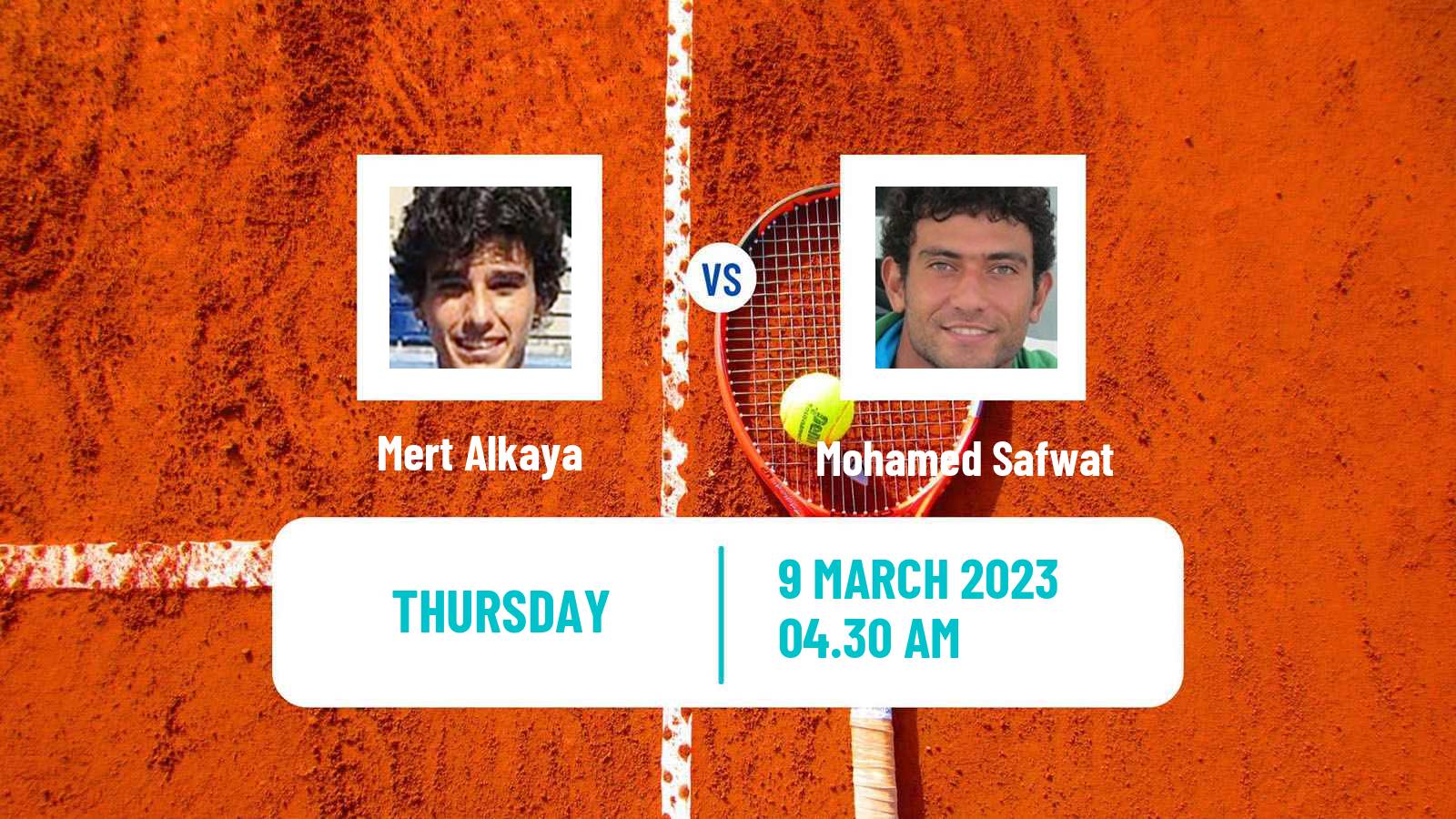 Tennis ITF Tournaments Mert Alkaya - Mohamed Safwat