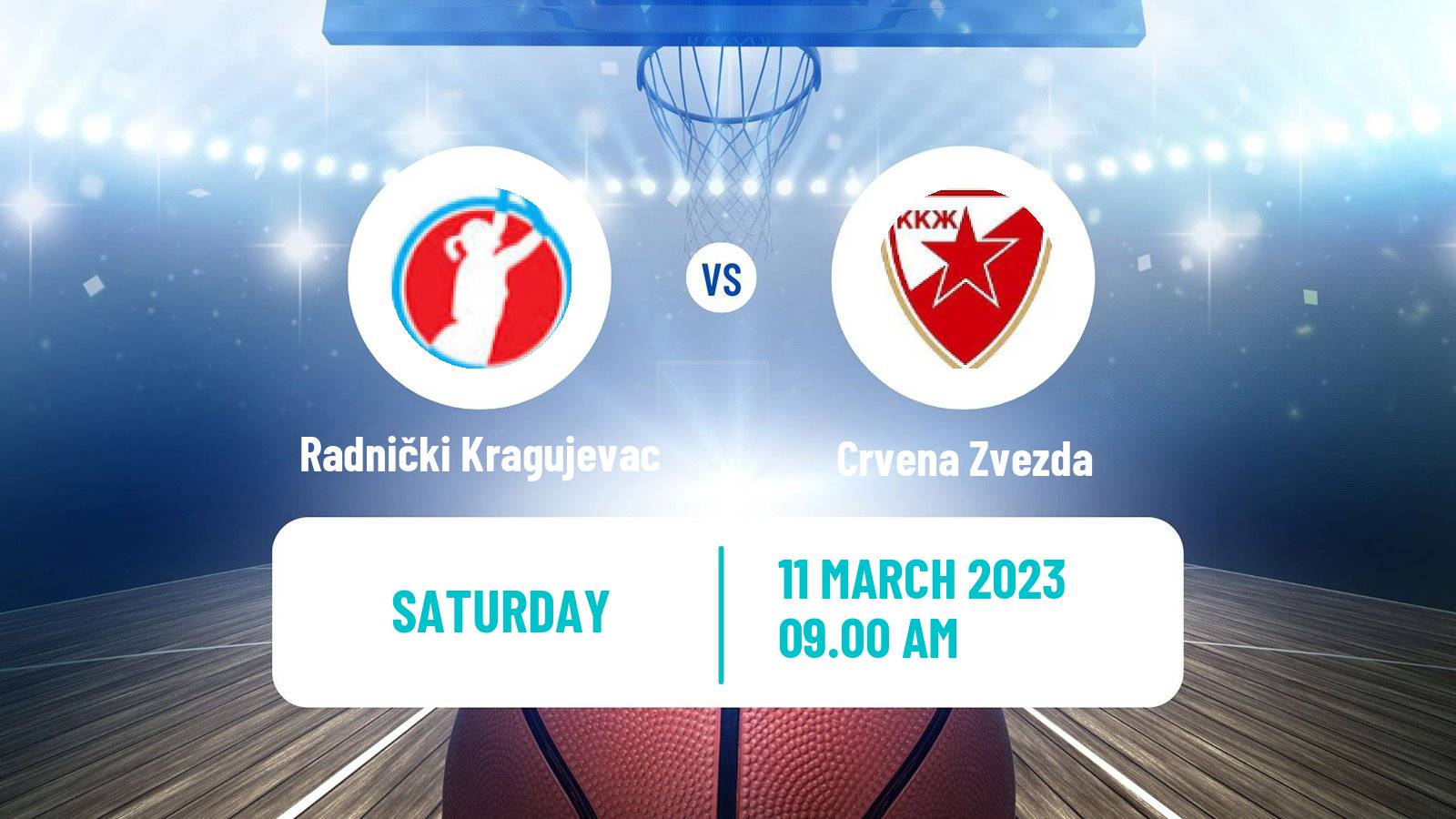 Basketball Serbian 1 ZLS Basketball Women Radnički Kragujevac - Crvena Zvezda