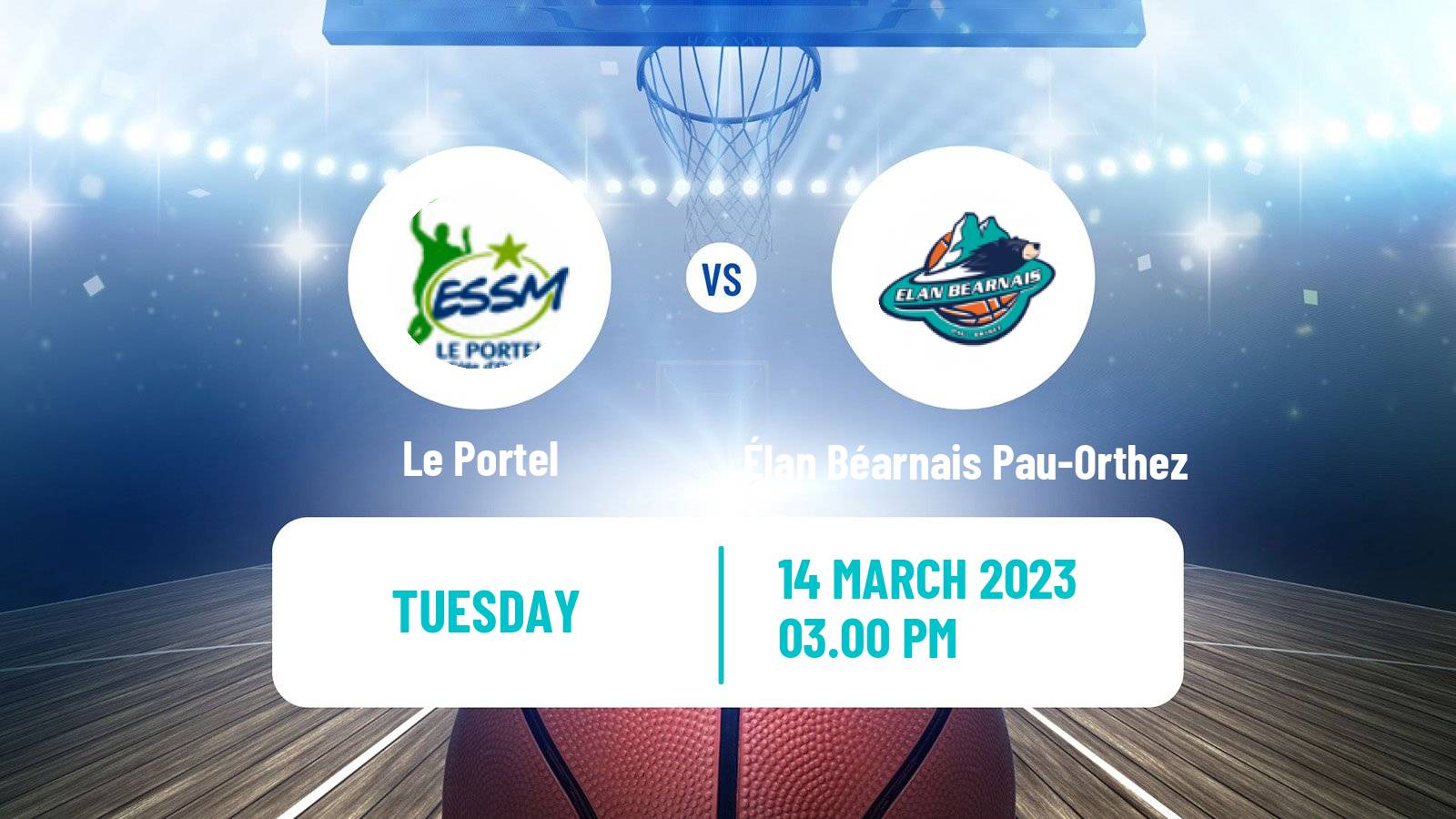 Basketball French LNB Le Portel - Élan Béarnais Pau-Orthez