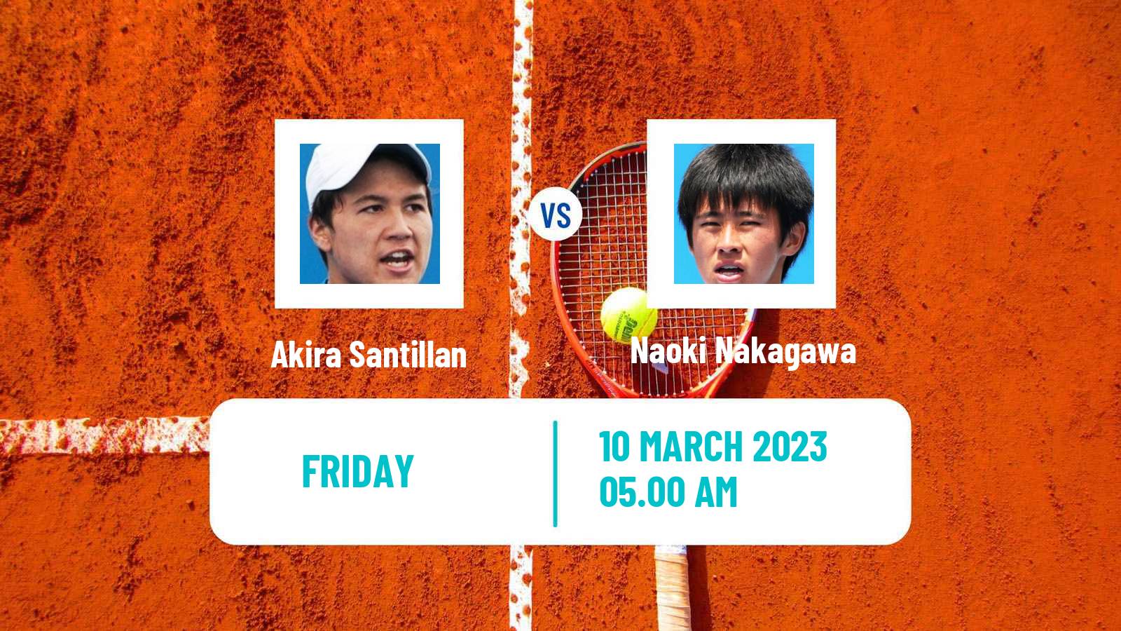 Tennis ITF Tournaments Akira Santillan - Naoki Nakagawa