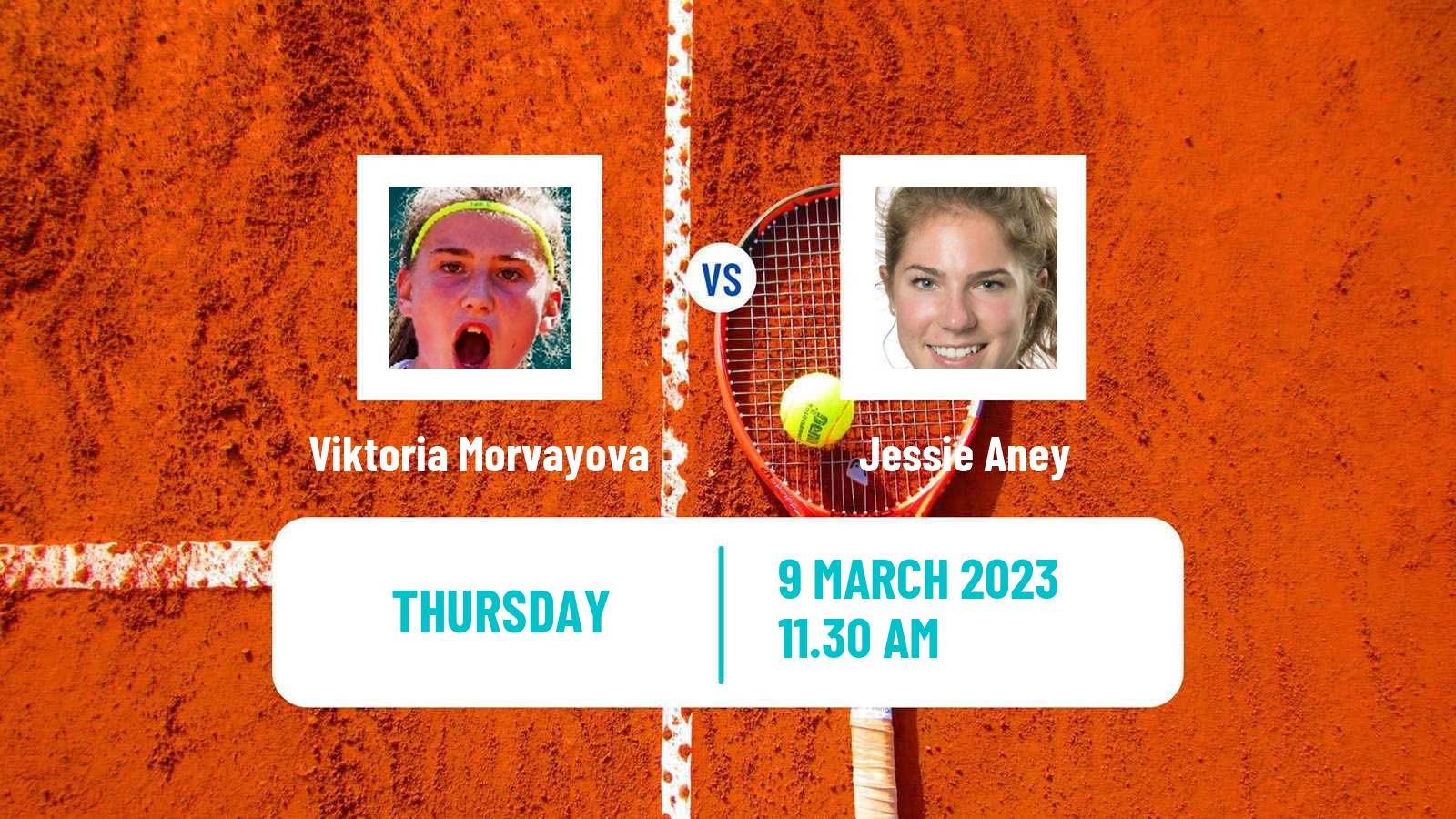 Tennis ITF Tournaments Viktoria Morvayova - Jessie Aney