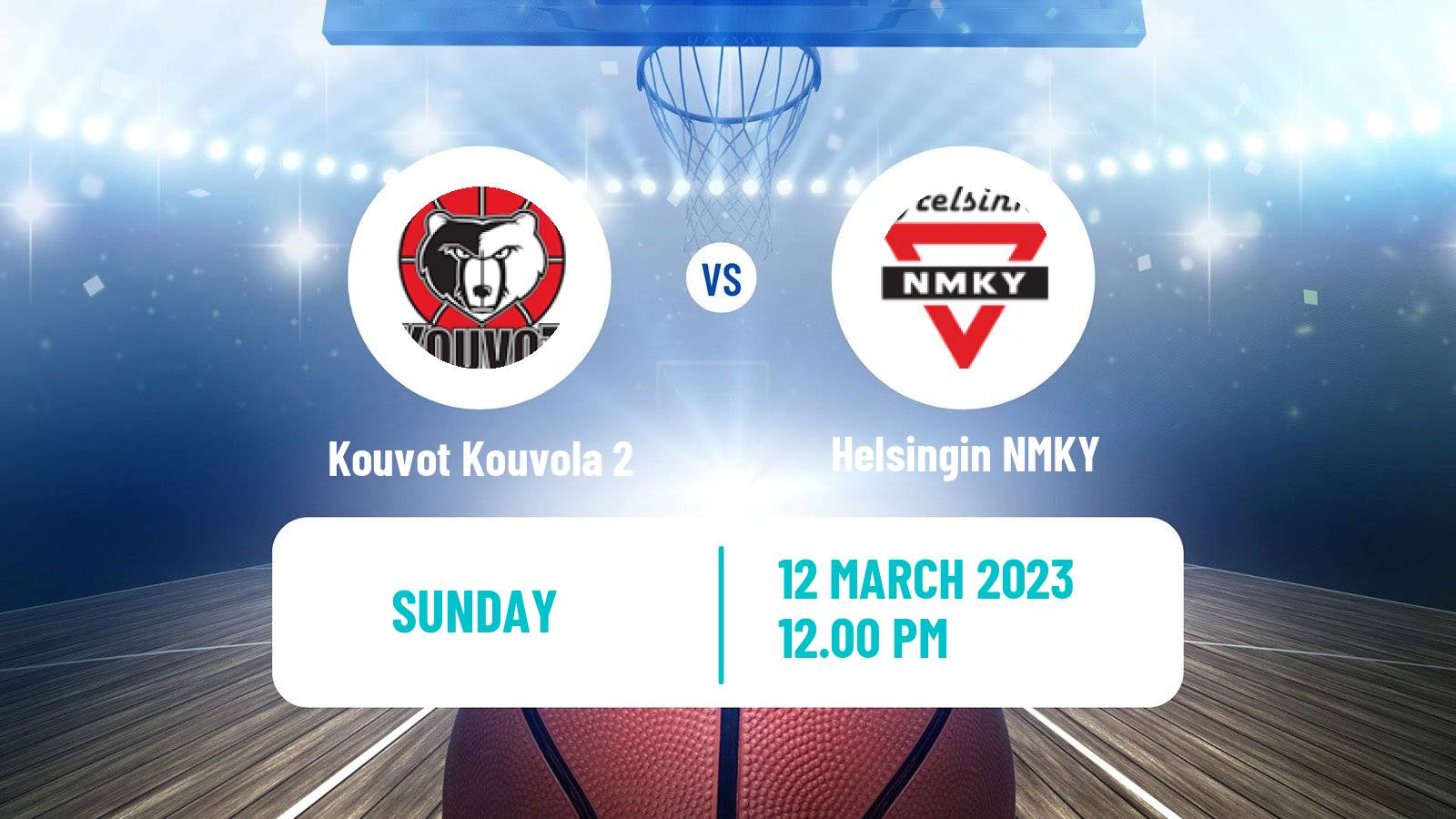 Basketball Finnish I Divisioona A Basketball Kouvot Kouvola 2 - Helsingin NMKY