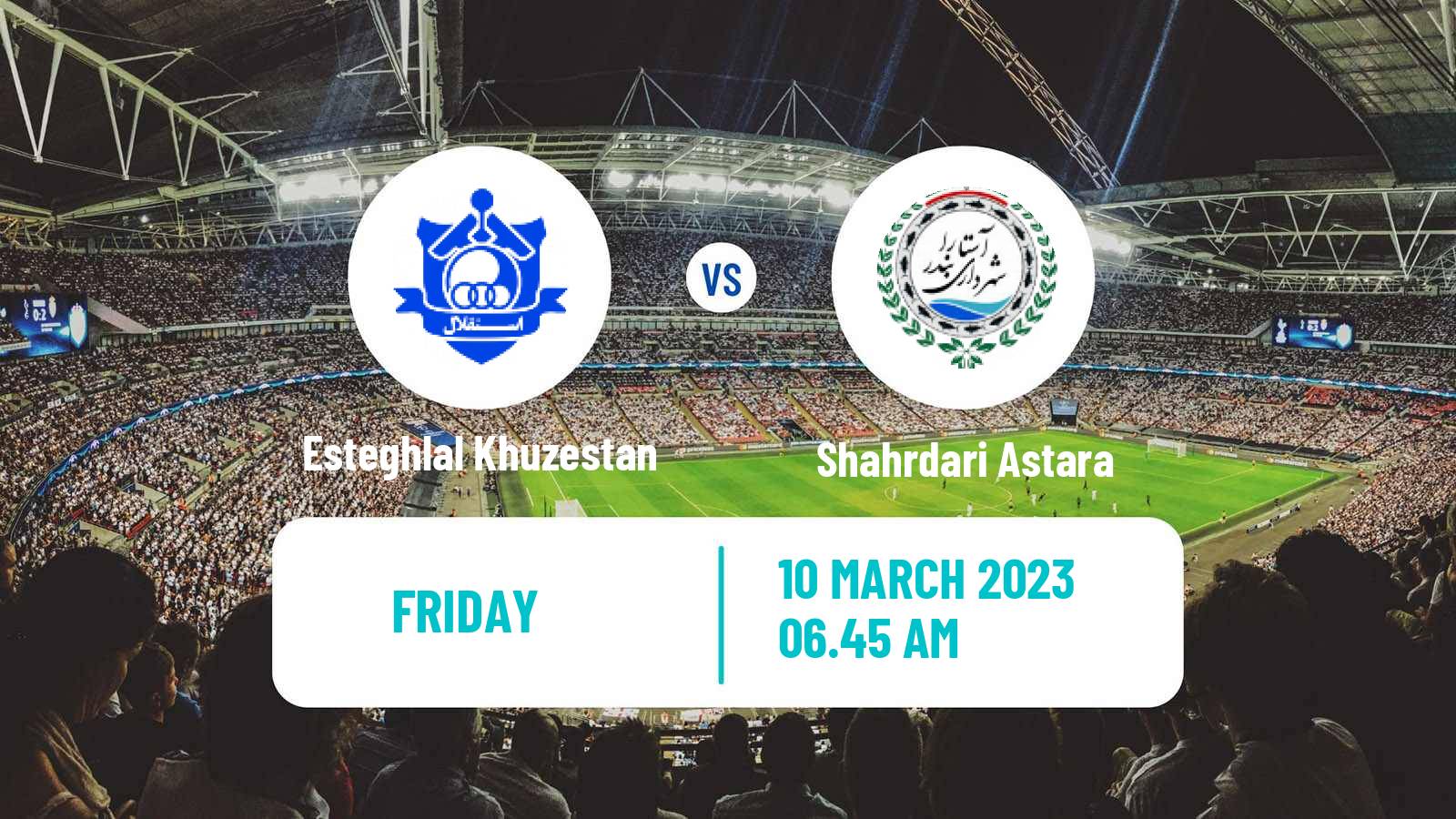 Soccer Iran Division 1 Esteghlal Khuzestan - Shahrdari Astara