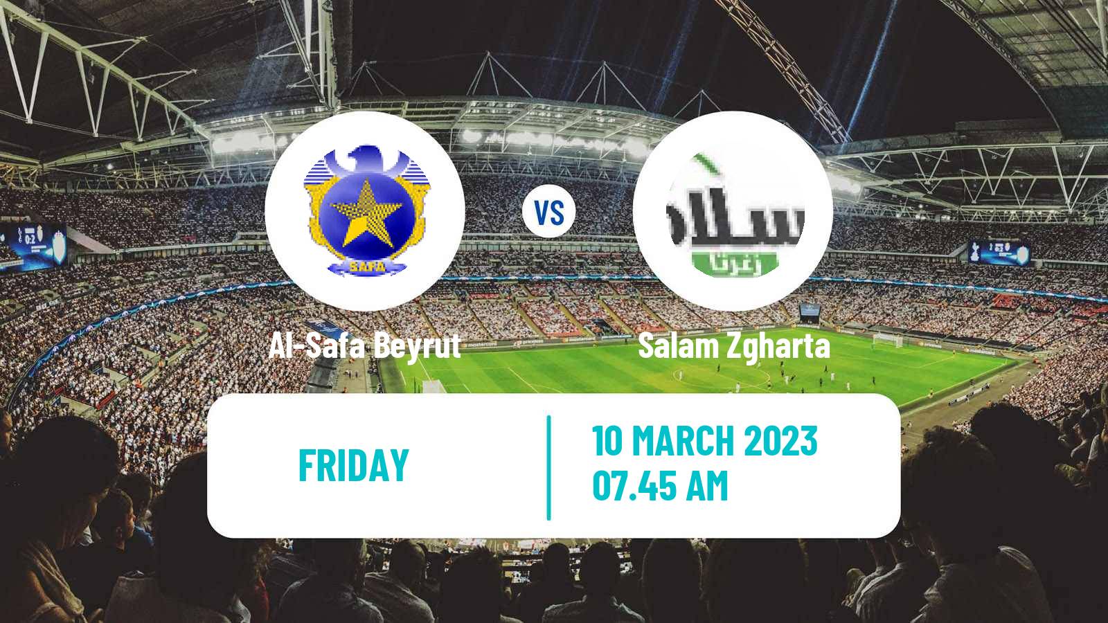 Soccer Lebanese Premier League Al-Safa Beyrut - Salam Zgharta