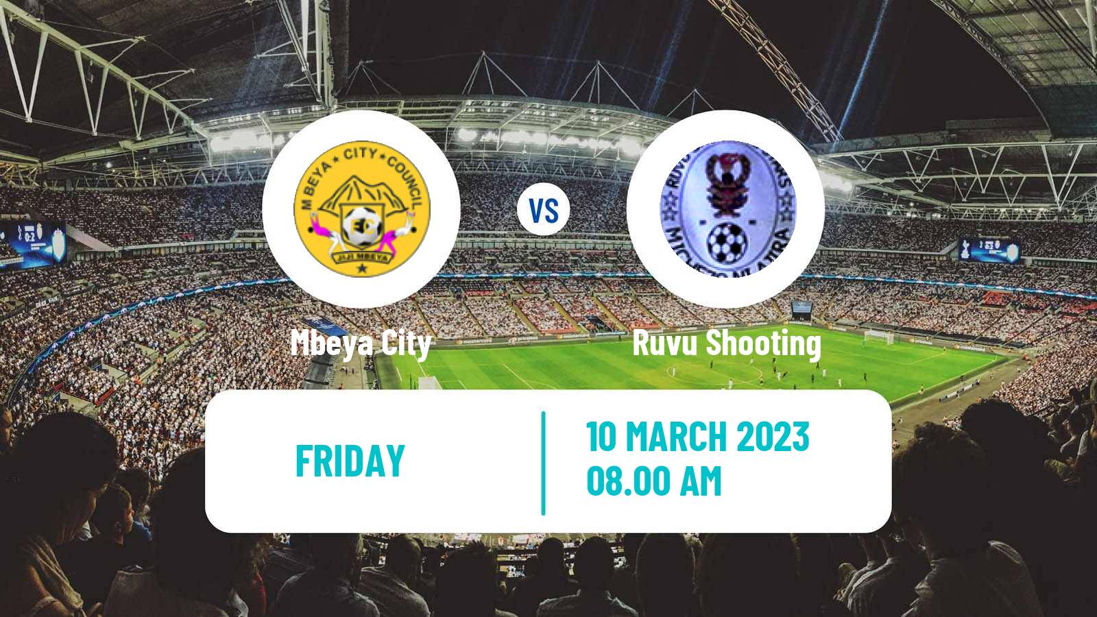 Soccer Tanzanian Premier League Mbeya City - Ruvu Shooting