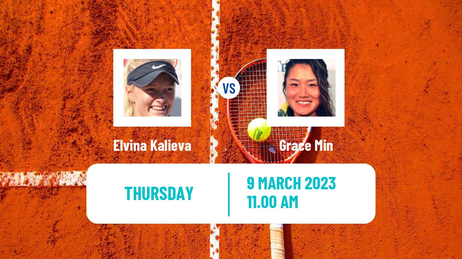 Tennis ITF Tournaments Elvina Kalieva - Grace Min