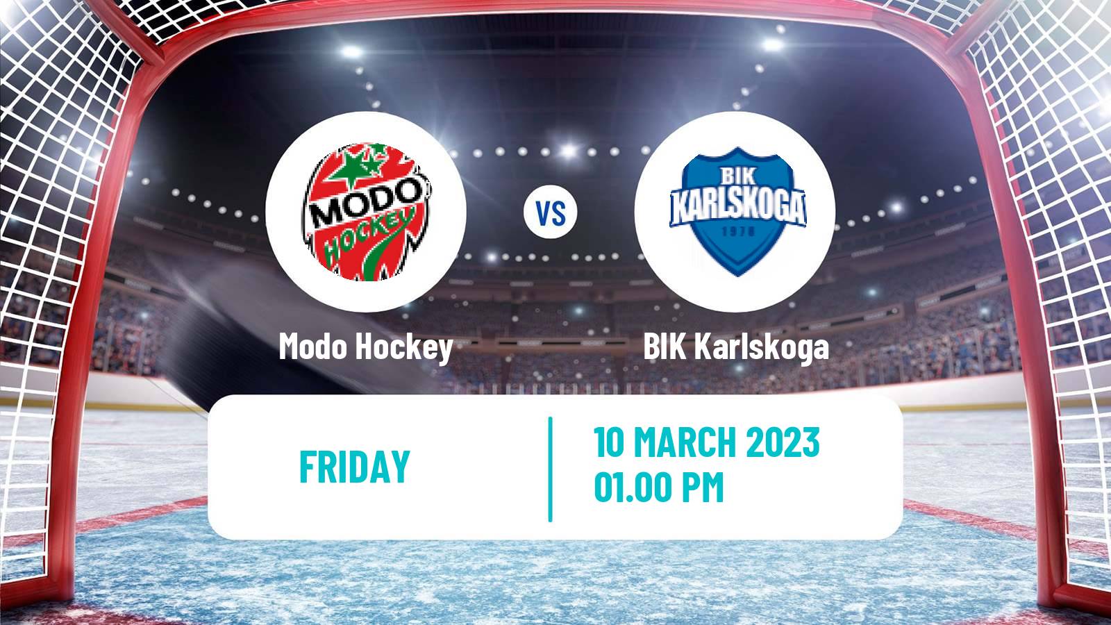 Hockey Swedish Hockey Allsvenskan Modo - BIK Karlskoga