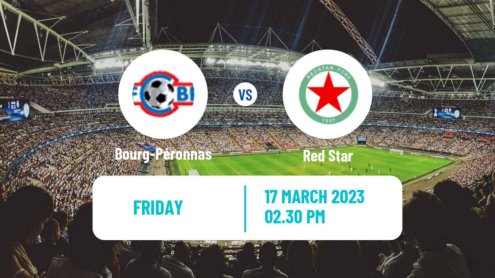 Soccer French National League Bourg-Péronnas - Red Star