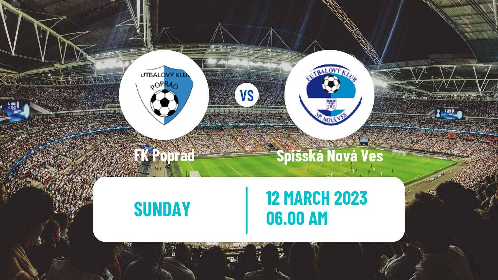 Soccer Slovak 3 Liga East Poprad - Spišská Nová Ves