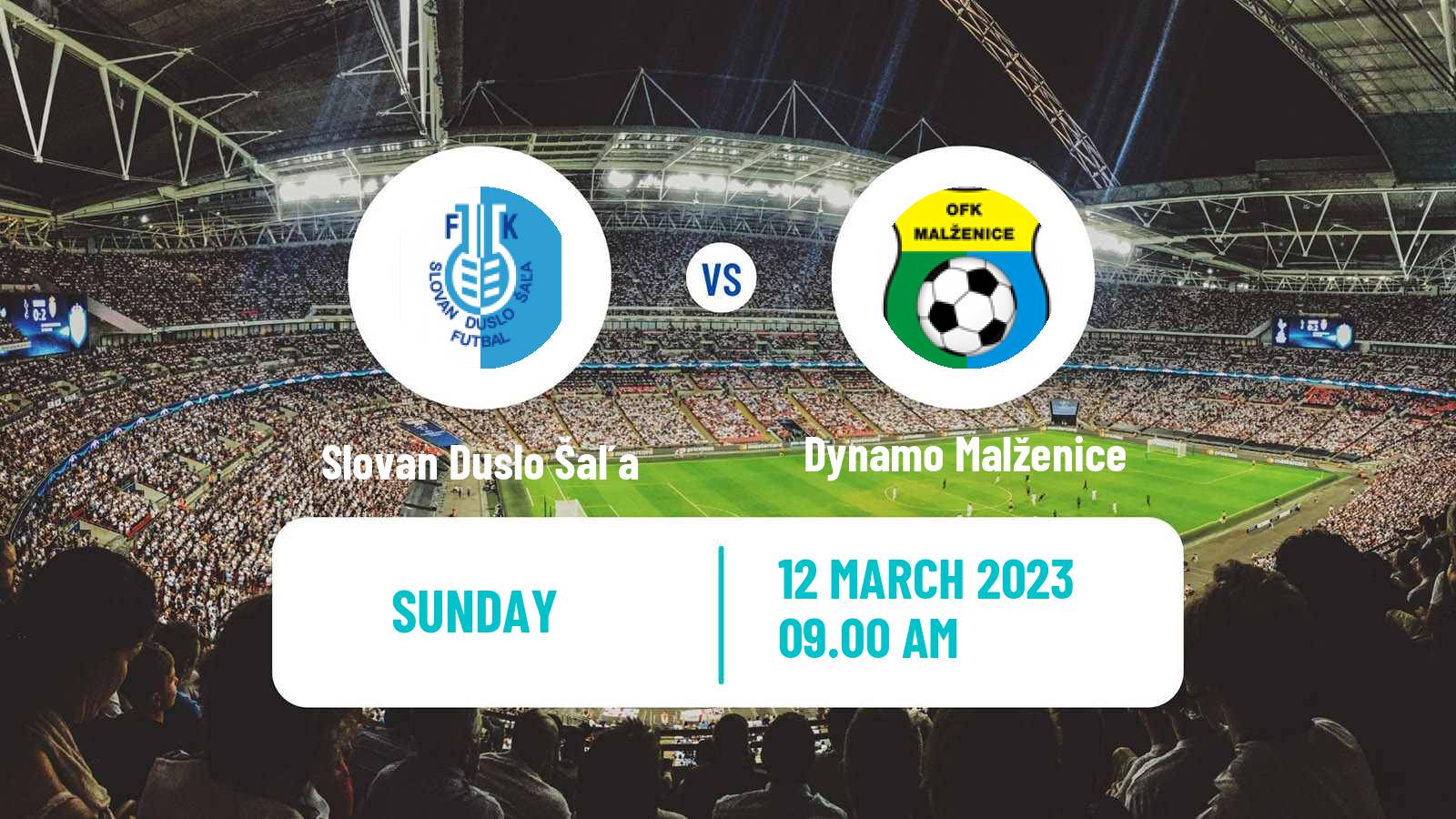 Soccer Slovak 3 Liga West Slovan Duslo Šaľa - Dynamo Malženice
