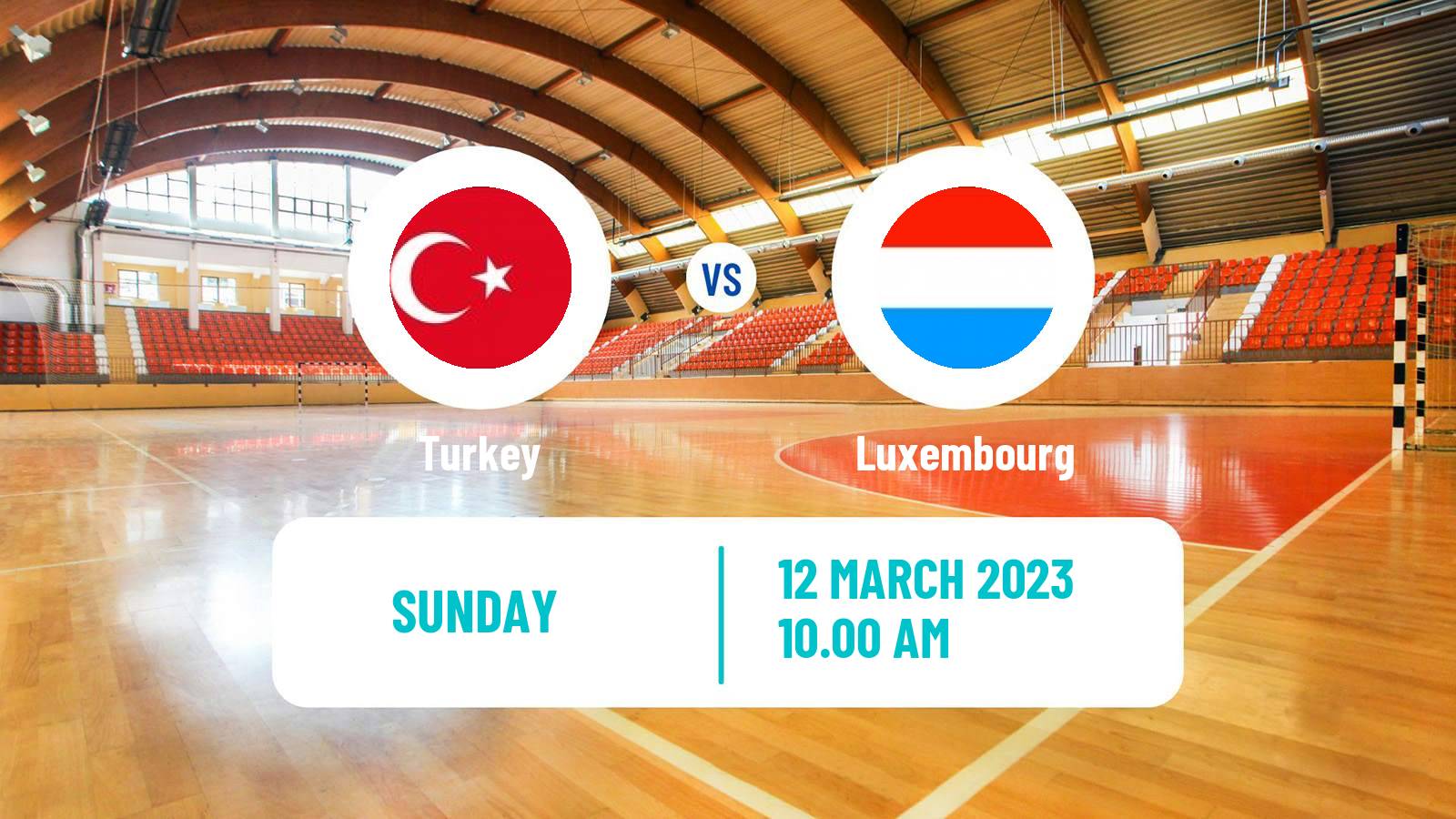 Handball Handball European Championship Turkey - Luxembourg