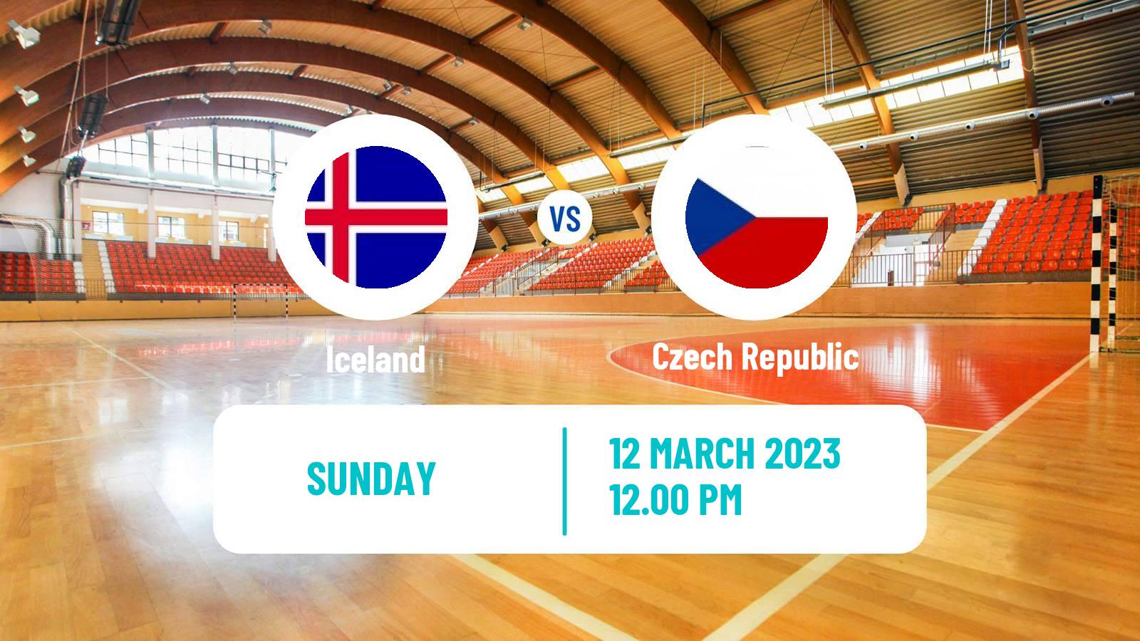 Handball Handball European Championship Iceland - Czech Republic