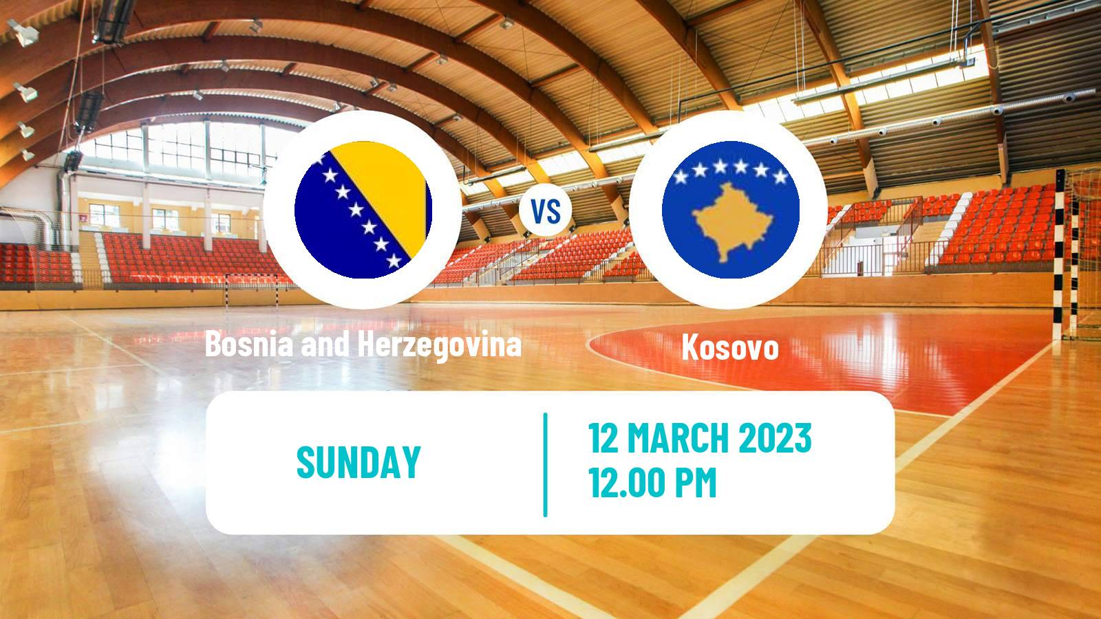 Handball Handball European Championship Bosnia and Herzegovina - Kosovo