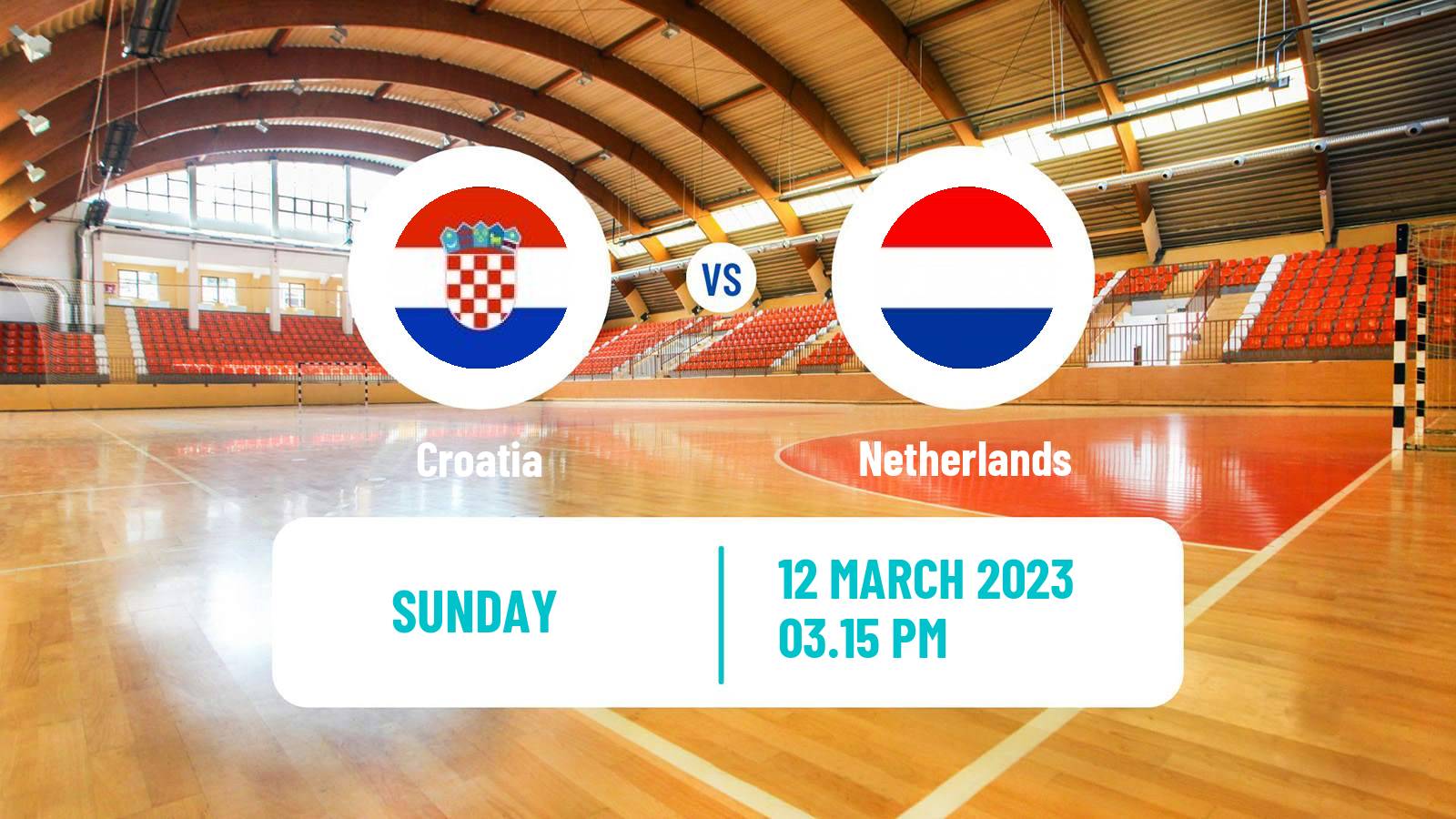 Handball Handball European Championship Croatia - Netherlands