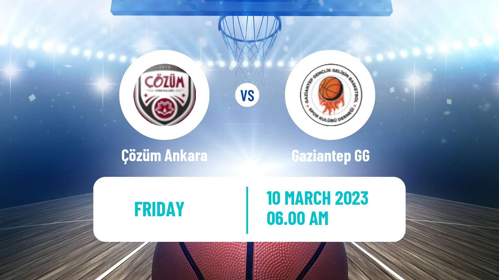 Basketball Turkish TB2L Çözüm Ankara - Gaziantep GG