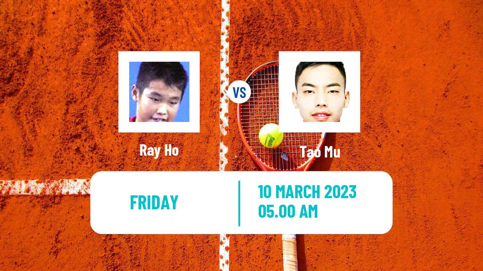 Tennis ITF Tournaments Ray Ho - Tao Mu