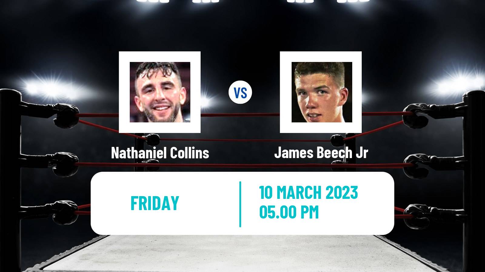 Boxing Boxing Nathaniel Collins - James Beech Jr