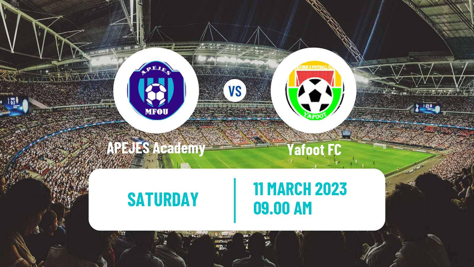 Soccer Cameroon Elite One APEJES Academy - Yafoot