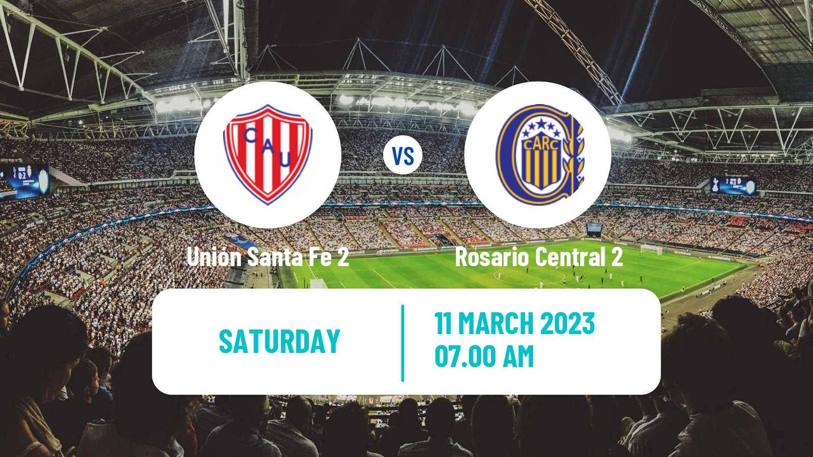 Soccer Argentinian Reserve League Unión Santa Fe 2 - Rosario Central 2