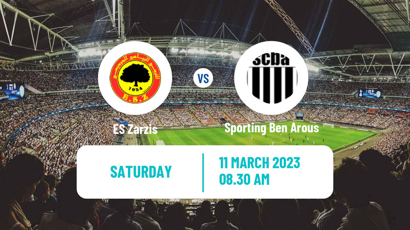 Soccer Tunisian Ligue 2 Zarzis - Sporting Ben Arous