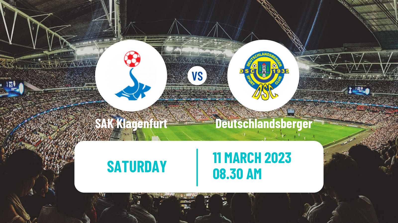Soccer Austrian Regionalliga Central SAK Klagenfurt - Deutschlandsberger