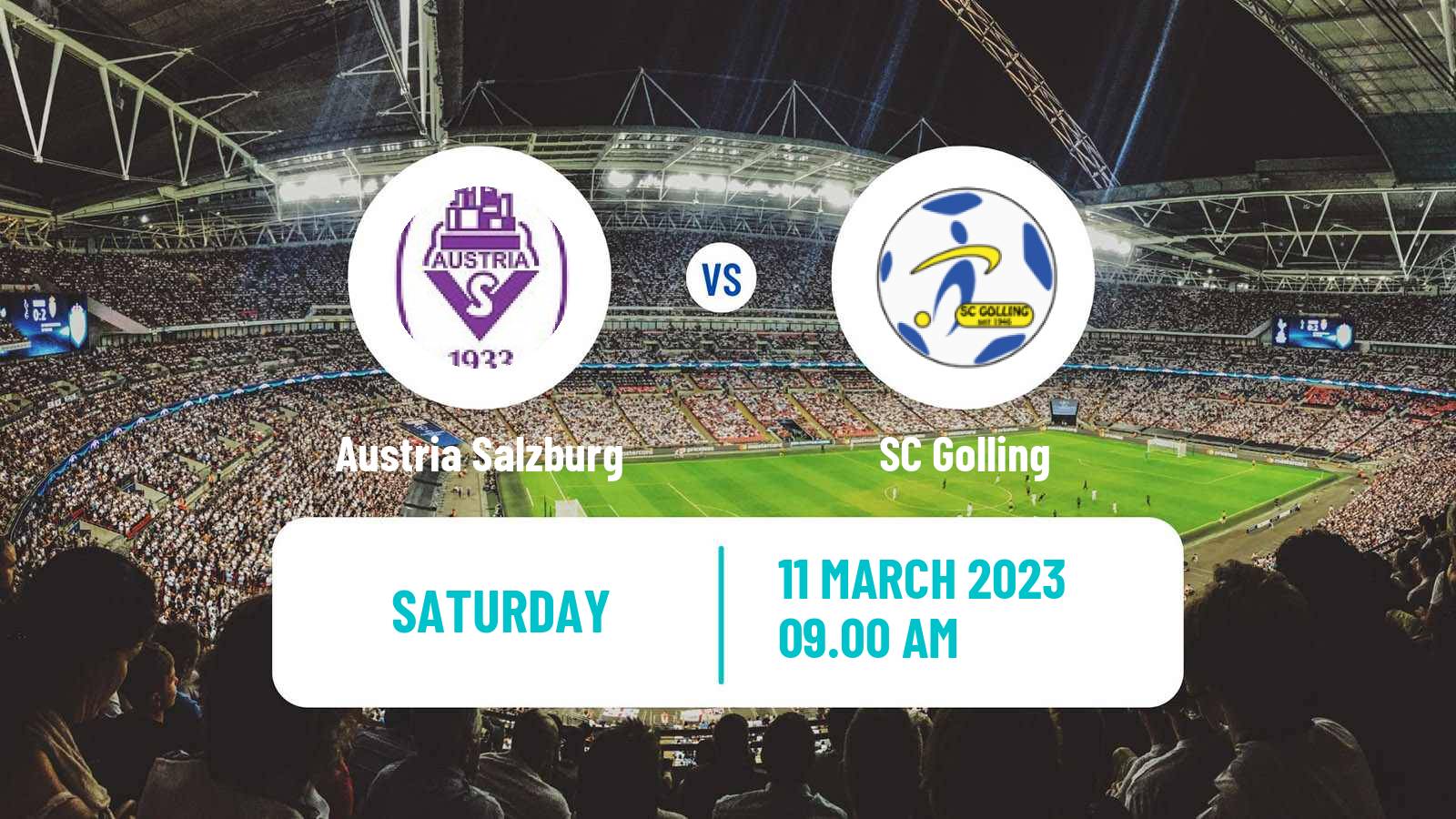 Soccer Austrian Regionalliga West - Salzburg Austria Salzburg - Golling