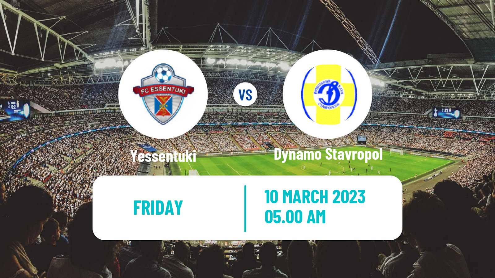 Soccer Russian FNL 2 Group 1 Yessentuki - Dynamo Stavropol