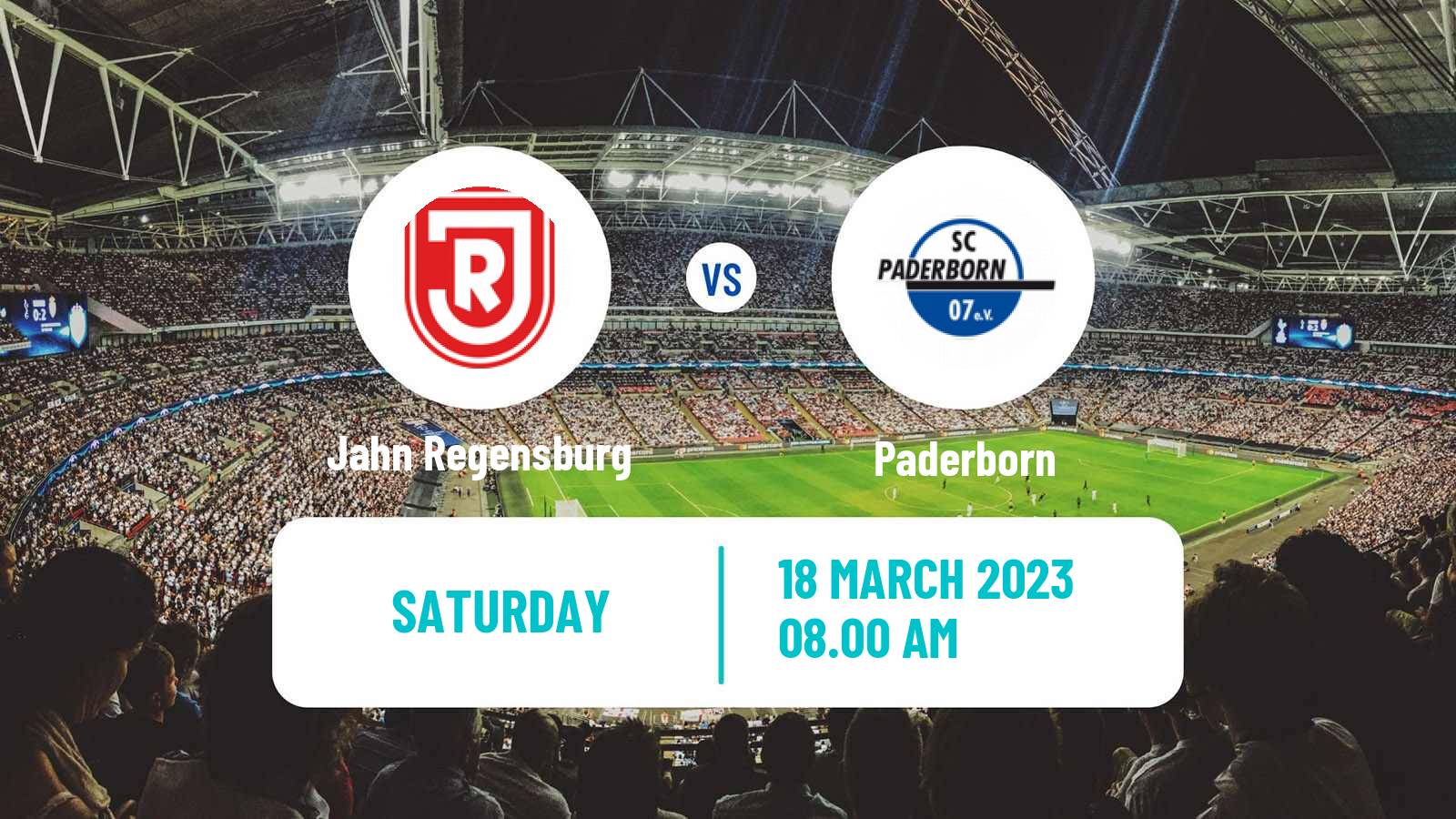 Soccer German 2 Bundesliga Jahn Regensburg - Paderborn