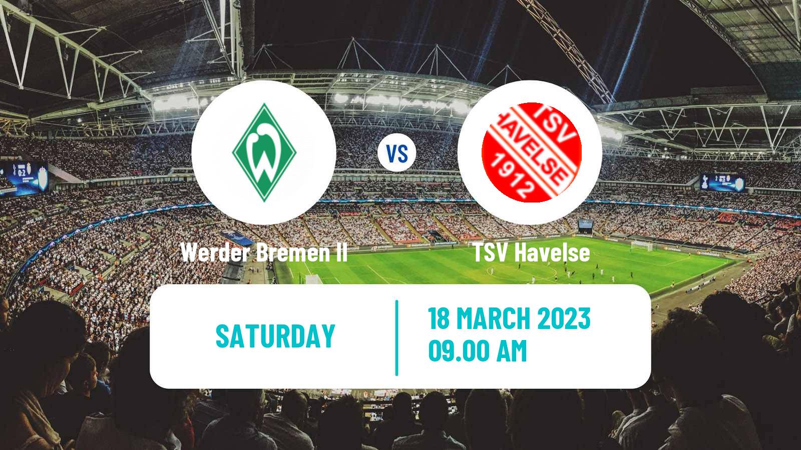 Soccer German Regionalliga North Werder Bremen II - TSV Havelse