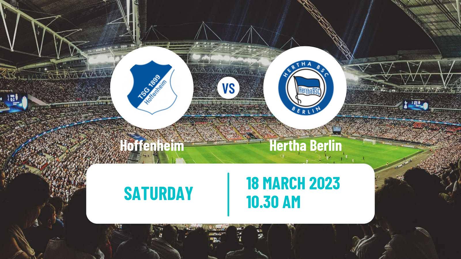 Soccer German Bundesliga Hoffenheim - Hertha Berlin