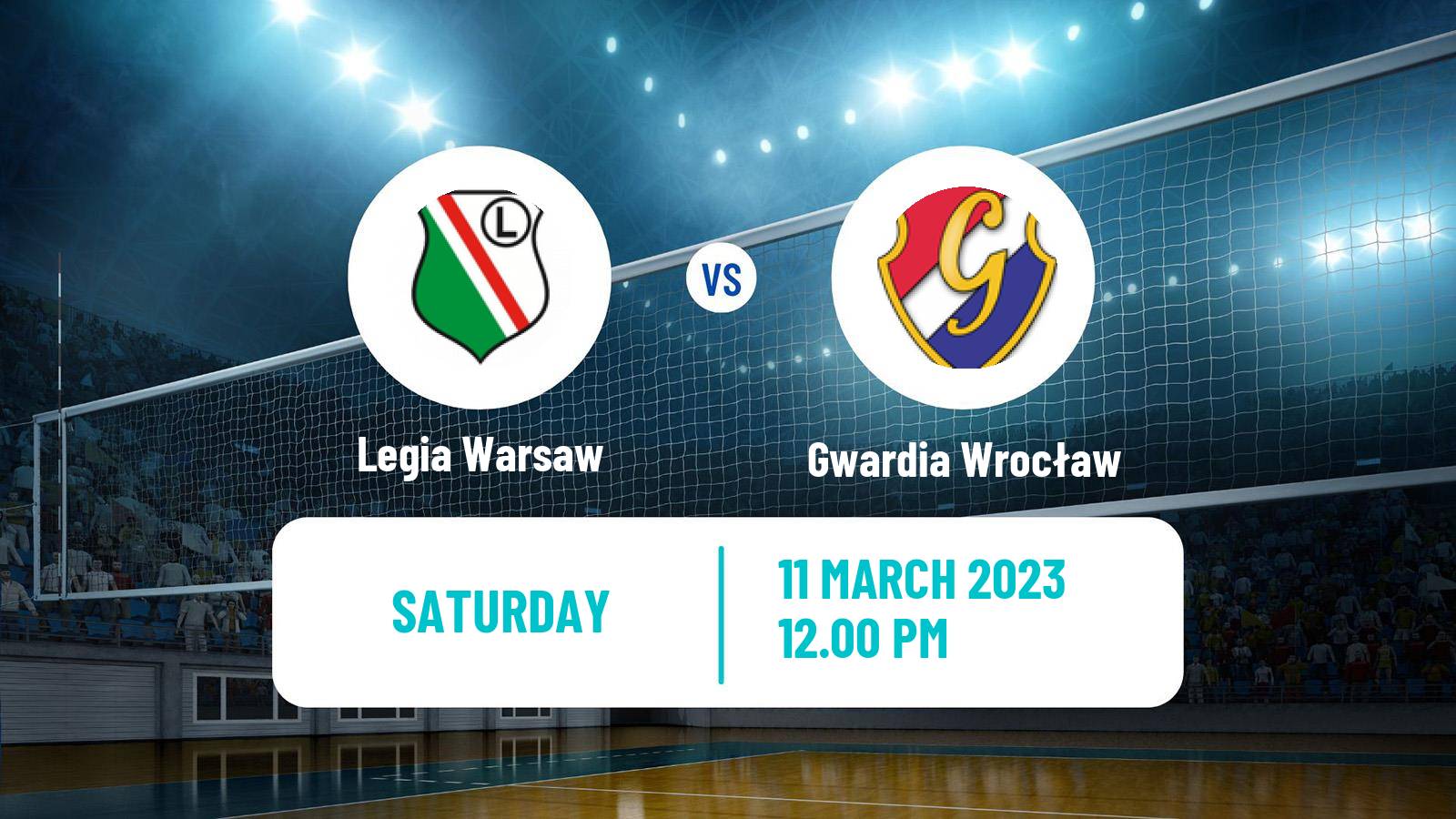 Volleyball Polish I Liga Volleyball Legia Warsaw - Gwardia Wrocław