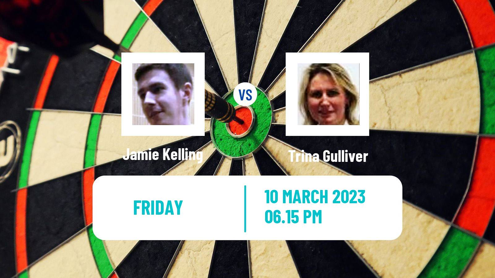 Darts Darts Jamie Kelling - Trina Gulliver