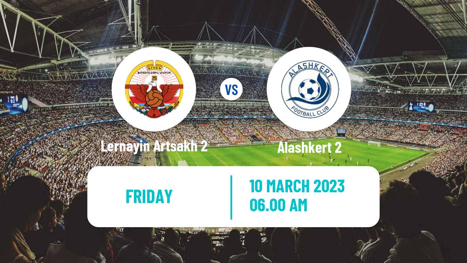Soccer Armenian First League Lernayin Artsakh 2 - Alashkert 2
