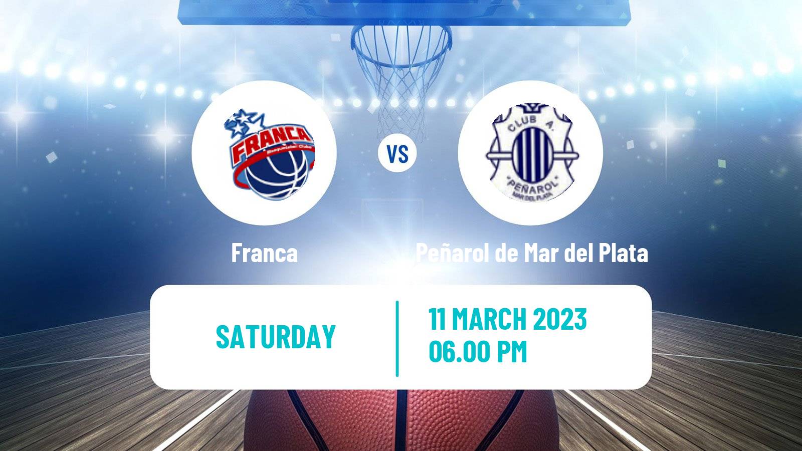 Basketball Champions League Americas Basketball Franca - Peñarol de Mar del Plata