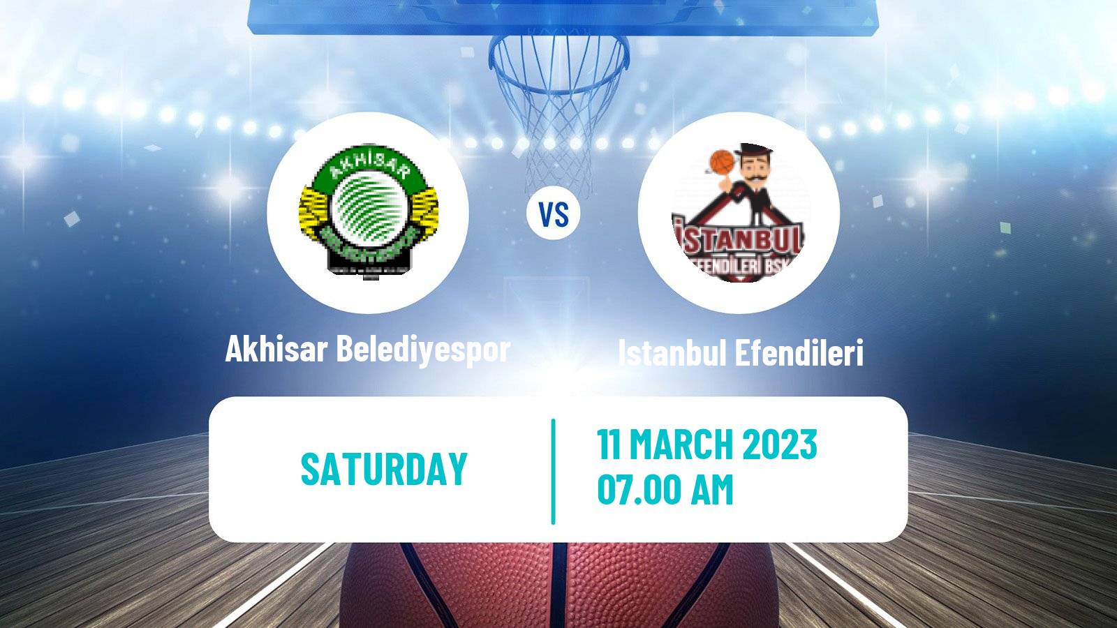 Basketball Turkish TB2L Akhisar Belediyespor - Istanbul Efendileri