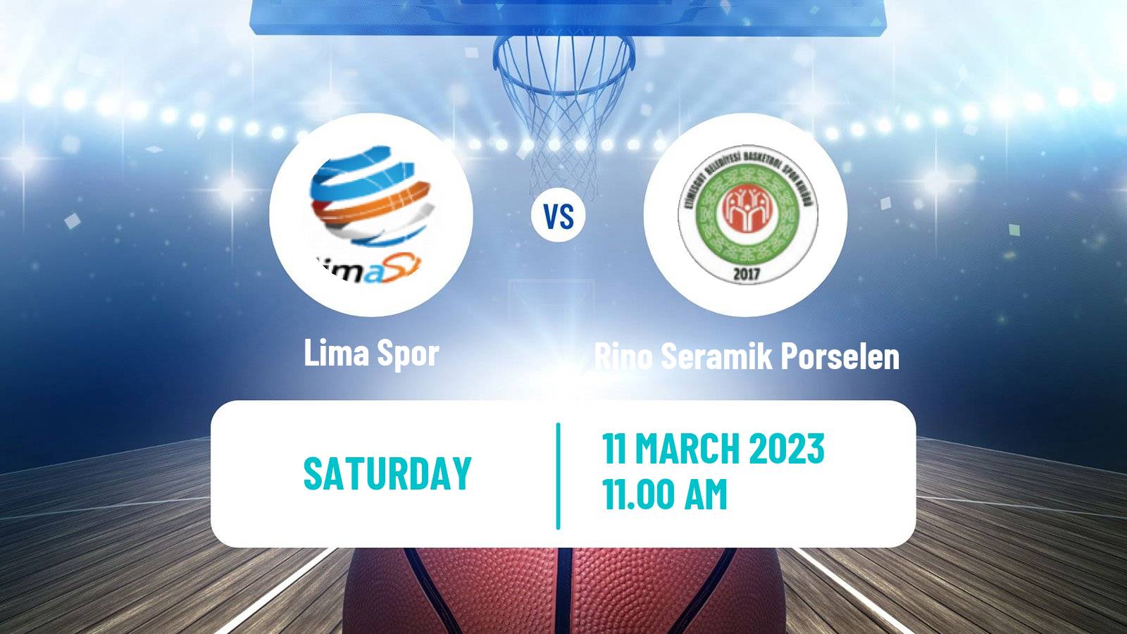 Basketball Turkish TB2L Lima Spor - Rino Seramik Porselen