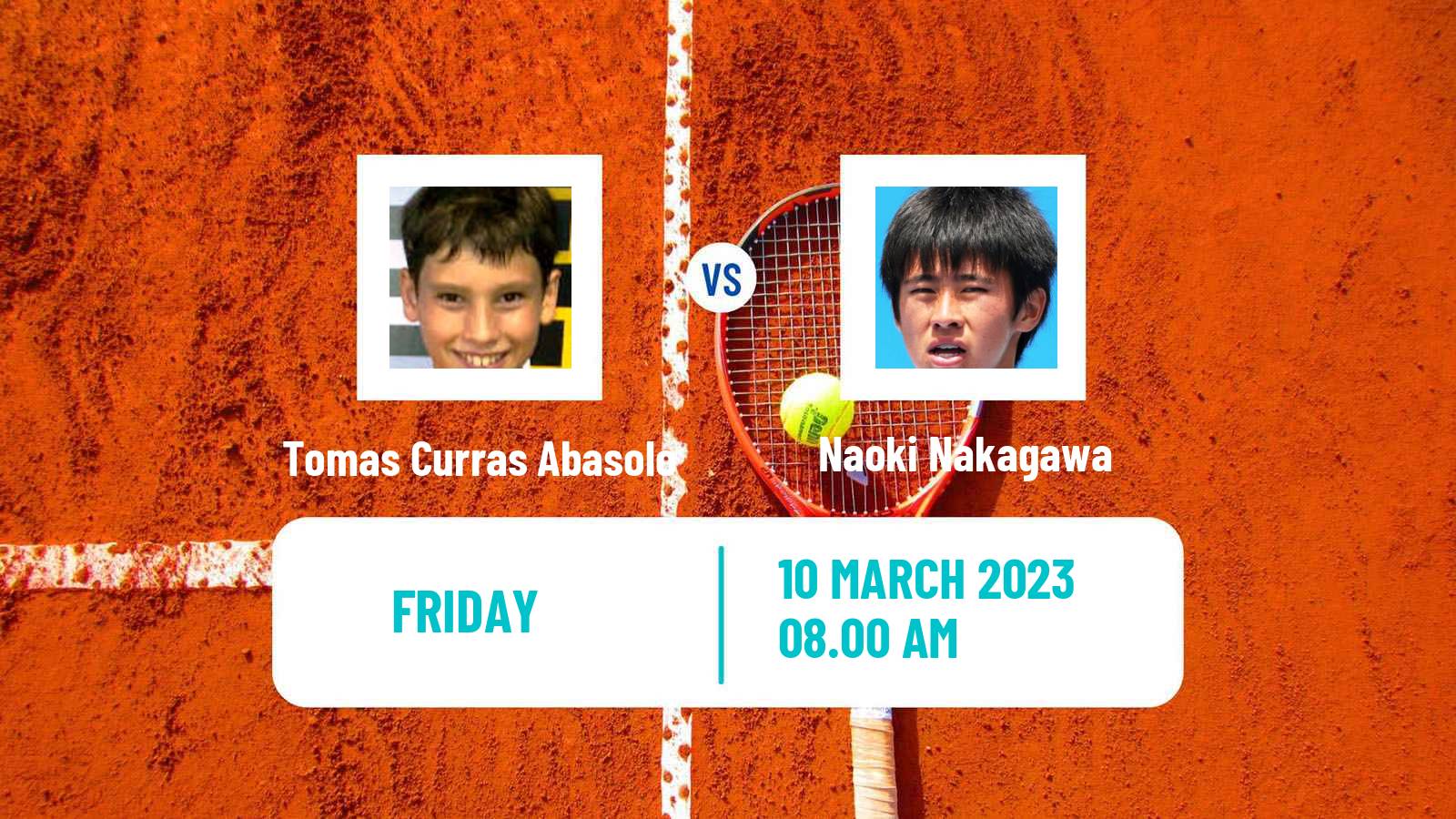 Tennis ITF Tournaments Tomas Curras Abasolo - Naoki Nakagawa