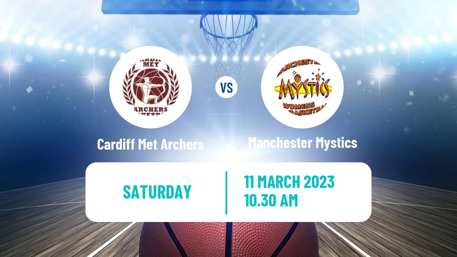 Basketball British WBBL Cardiff Met Archers - Manchester Mystics