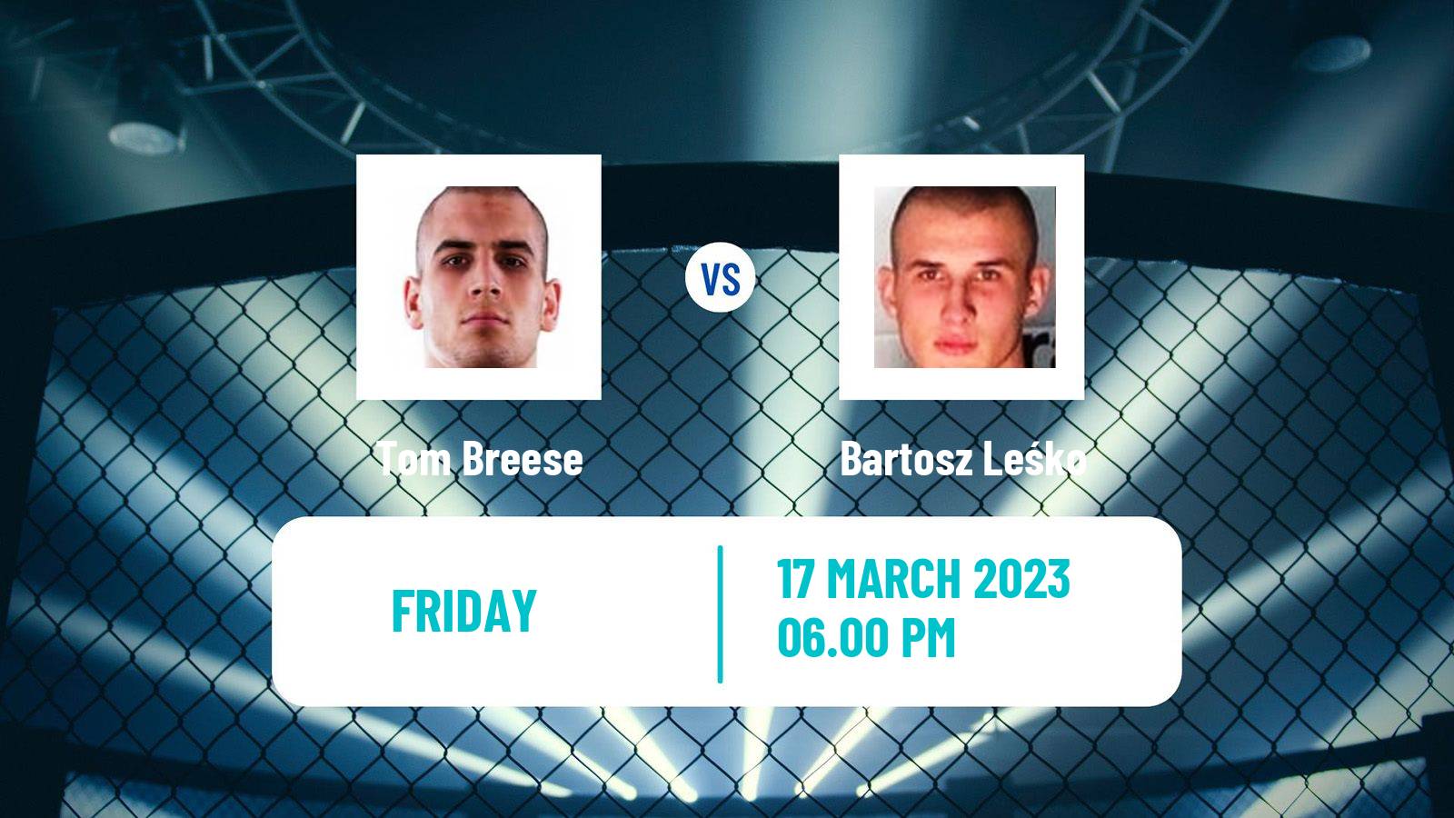 MMA MMA Tom Breese - Bartosz Leśko