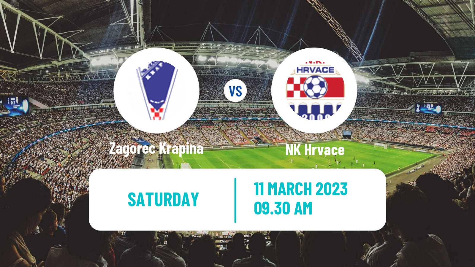 Soccer Croatian Druga NL Zagorec Krapina - Hrvace